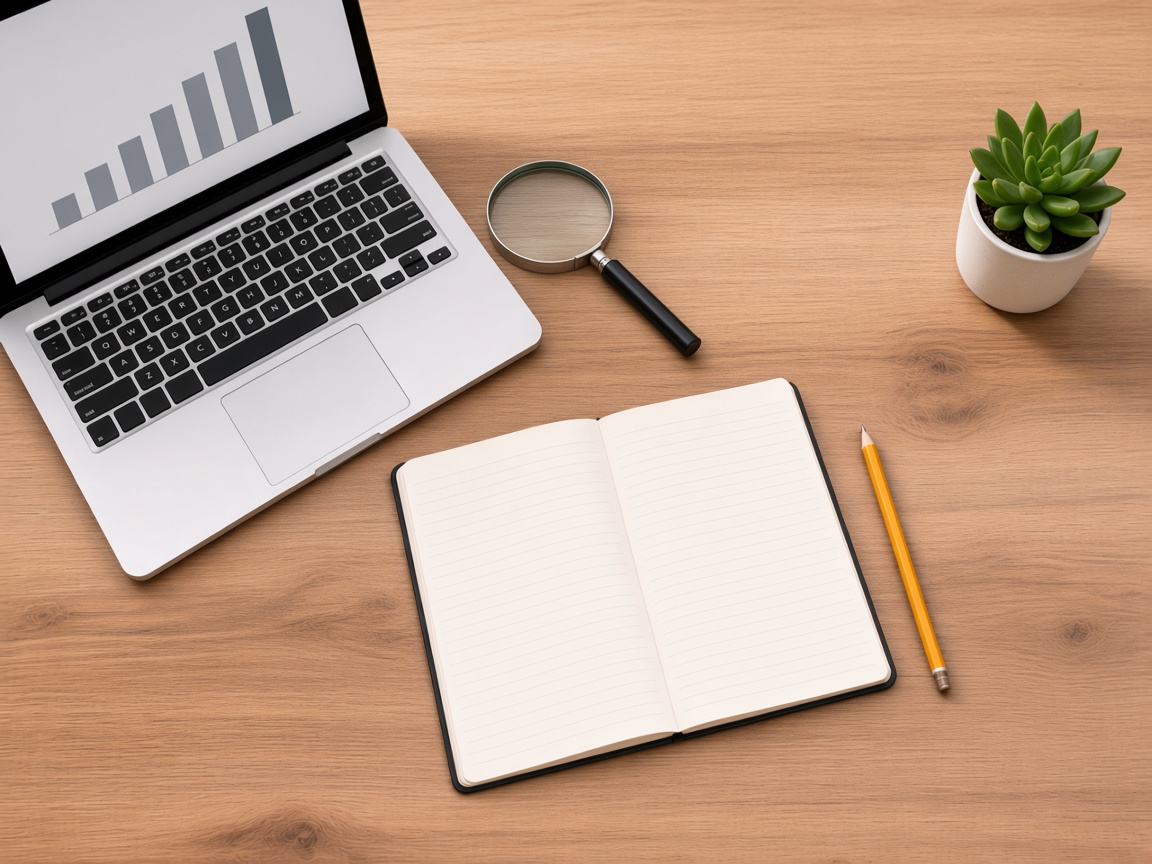 Çorum SEO için büyüteç ve dizüstü bilgisayar